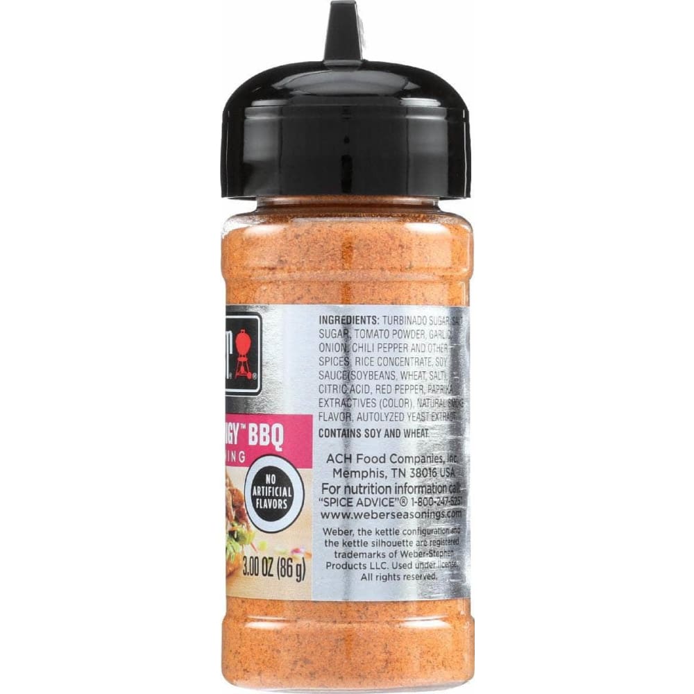 WEBER Grocery > Cooking & Baking > Seasonings WEBER Ssnng Bbq Sweet & Tangy, 3 oz
