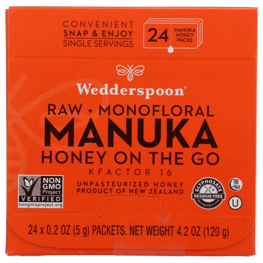 WEDDERSPOON: Honey Manuka Travel Pks 4.2 oz - Grocery > Cooking & Baking > Honey - WEDDERSPOON
