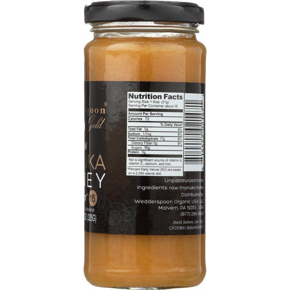 WEDDERSPOON Wedderspoon Honey Raw Manuka, 11.5 Oz