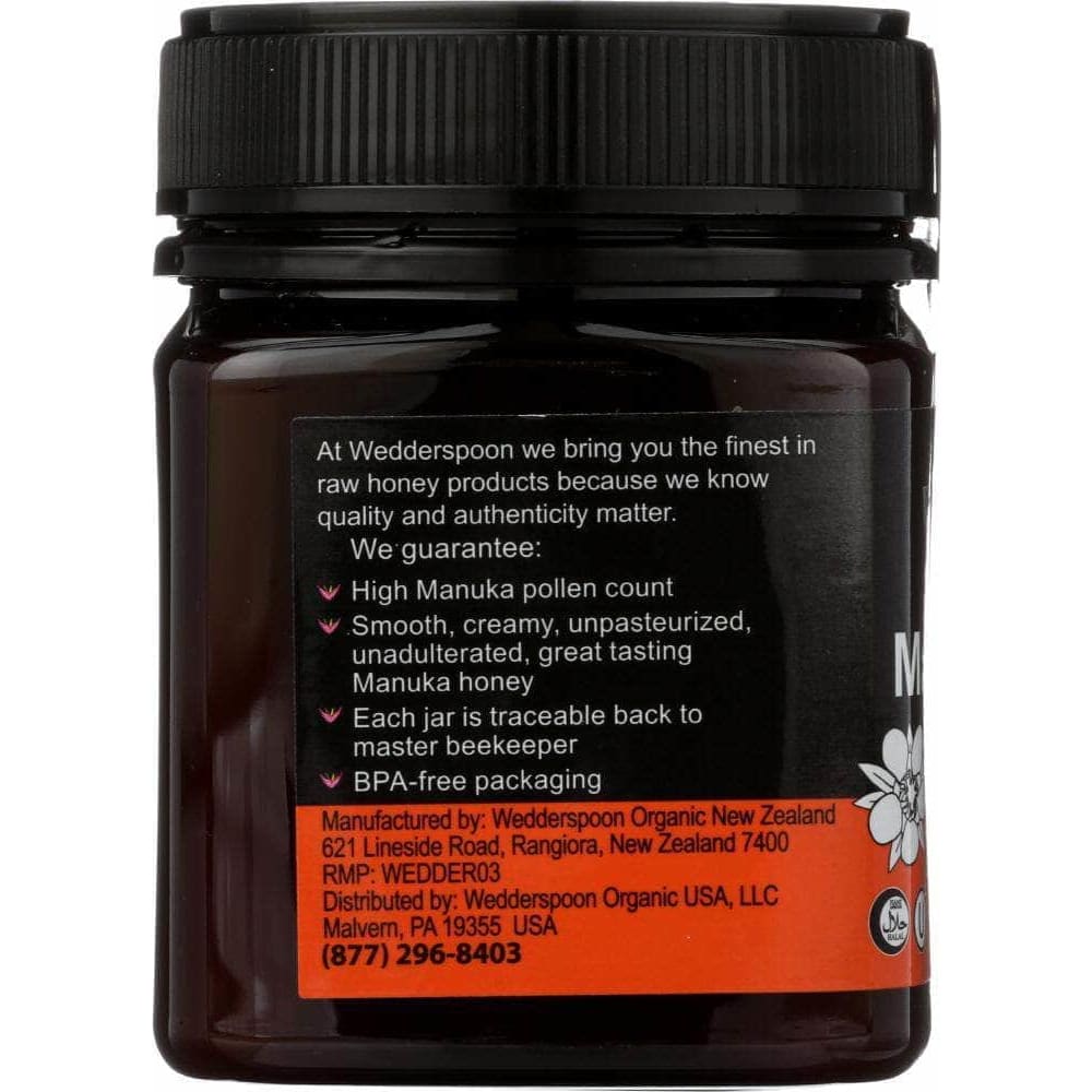 Wedderspoon Wedderspoon HONEY RAW MANUKA KFCTR 16 (8.800 OZ)