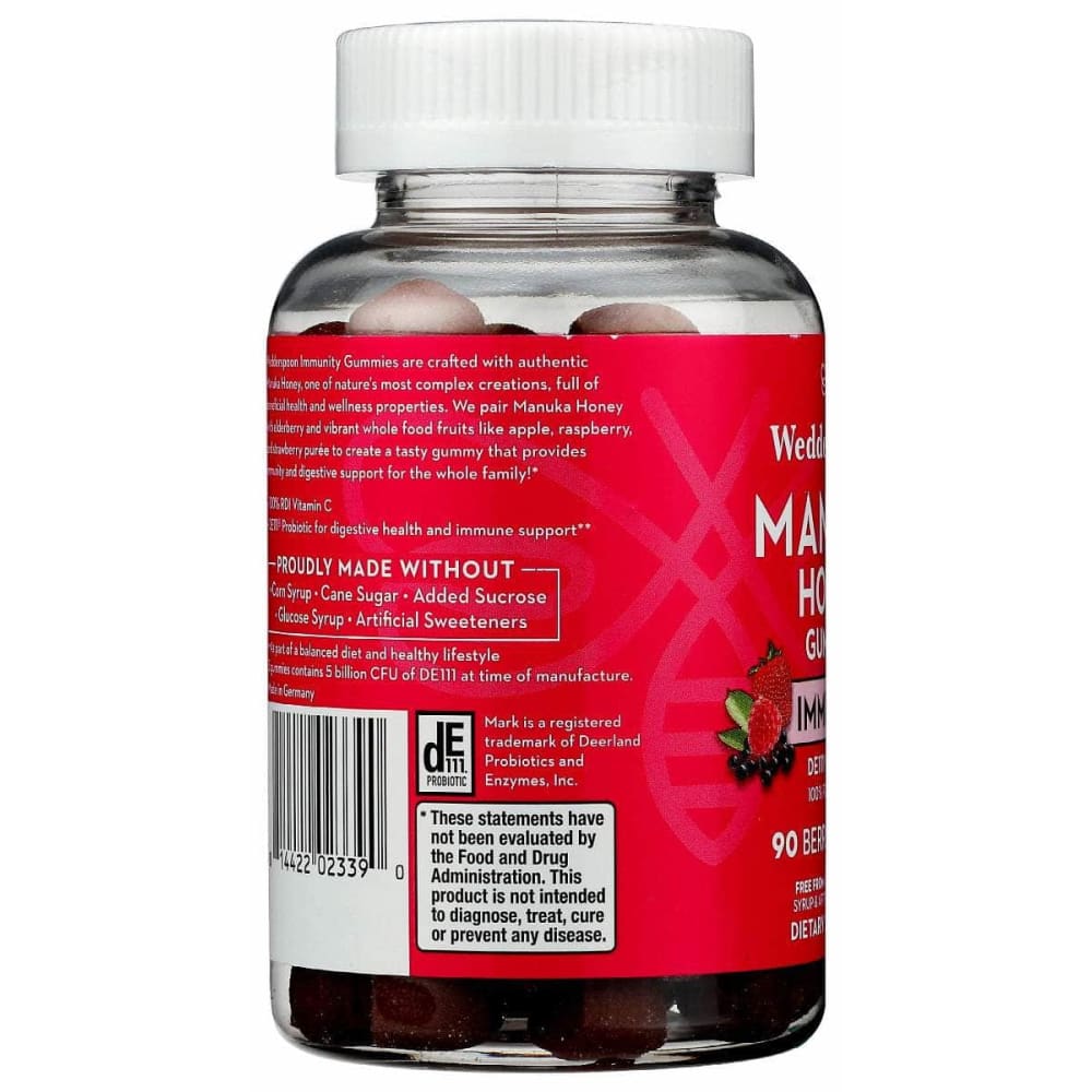 WEDDERSPOON Vitamins & Supplements > Vitamins & Minerals WEDDERSPOON Manuka Honey Immune Berry, 90 ea