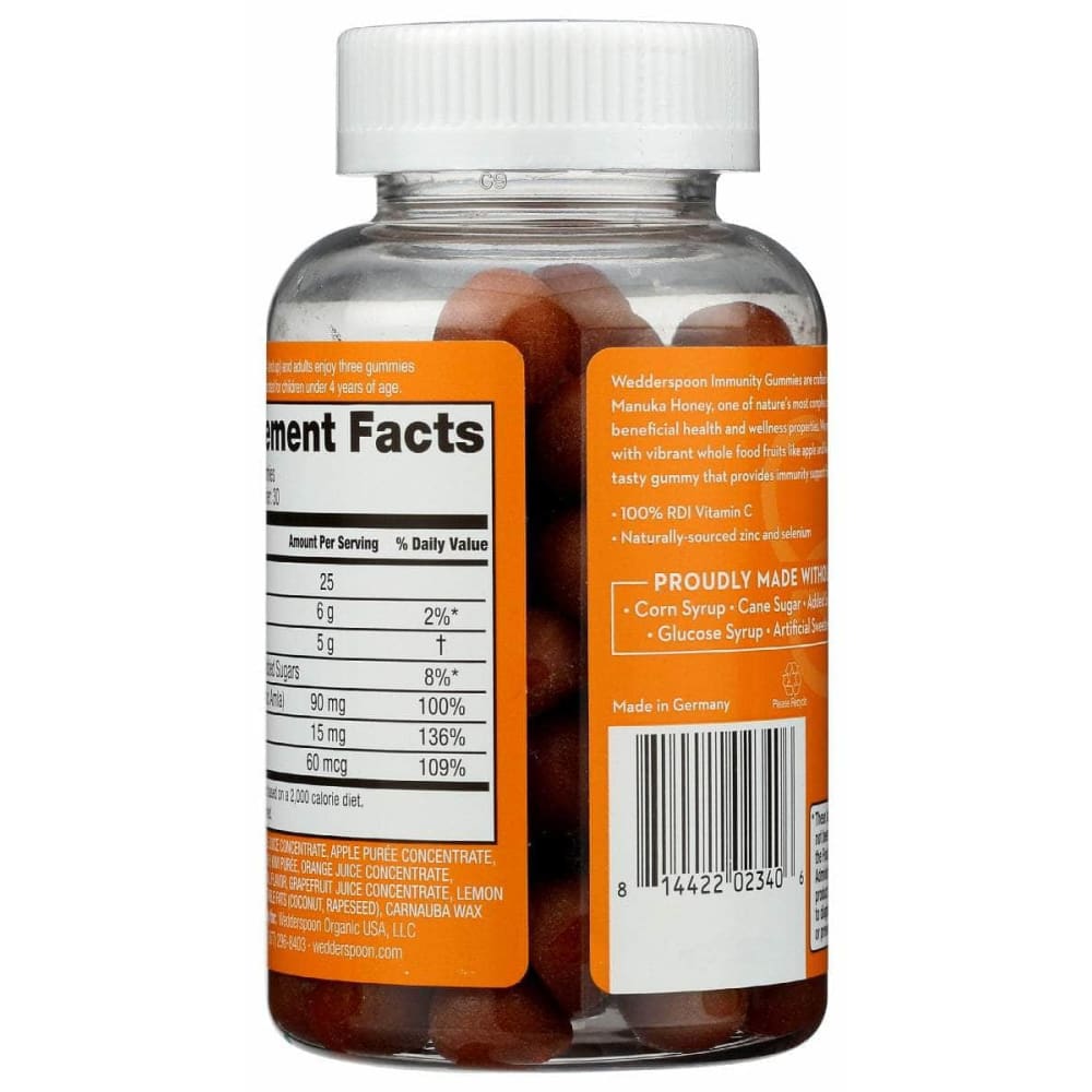 WEDDERSPOON Vitamins & Supplements > Vitamins & Minerals WEDDERSPOON Manuka Honey Immune Citrs, 90 ea