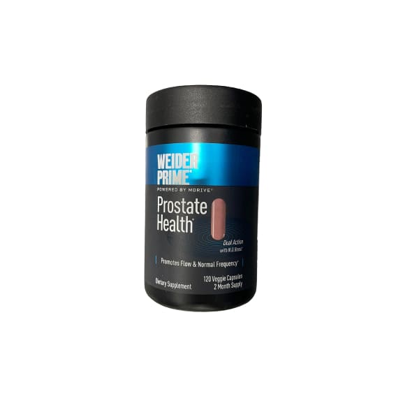 Weider Prime Prostate Health Dietary Supplement 120 Capsules - Weider