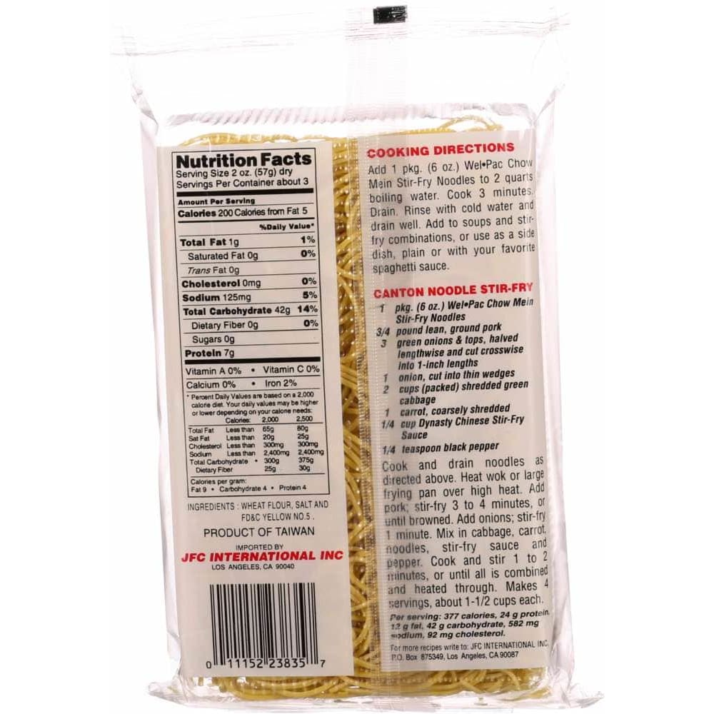Wel Pac Wel Pac Chuka Soba Chow Mein Stir Fry Noodles, 6 oz