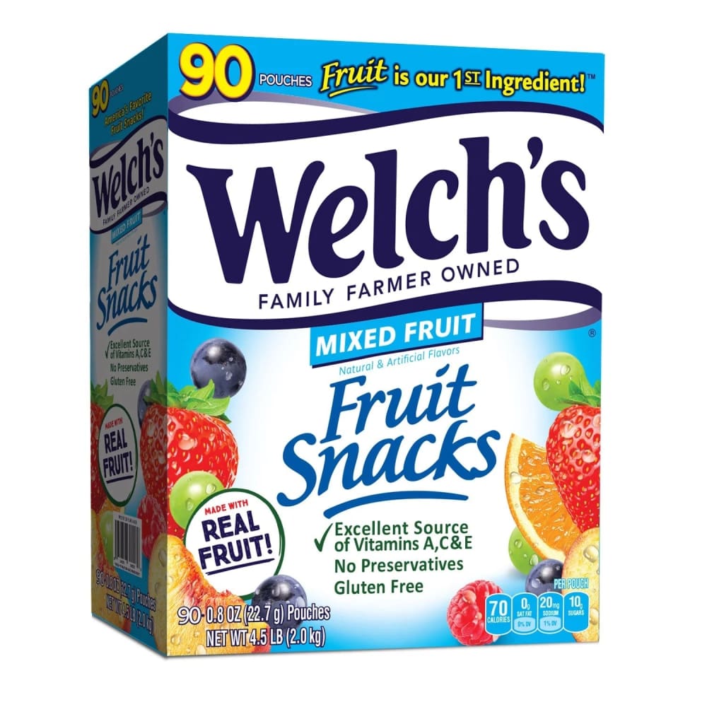 Welch’s Mixed Fruit Fruit Snack (90 ct.) - Fruit Snacks - Welch’s