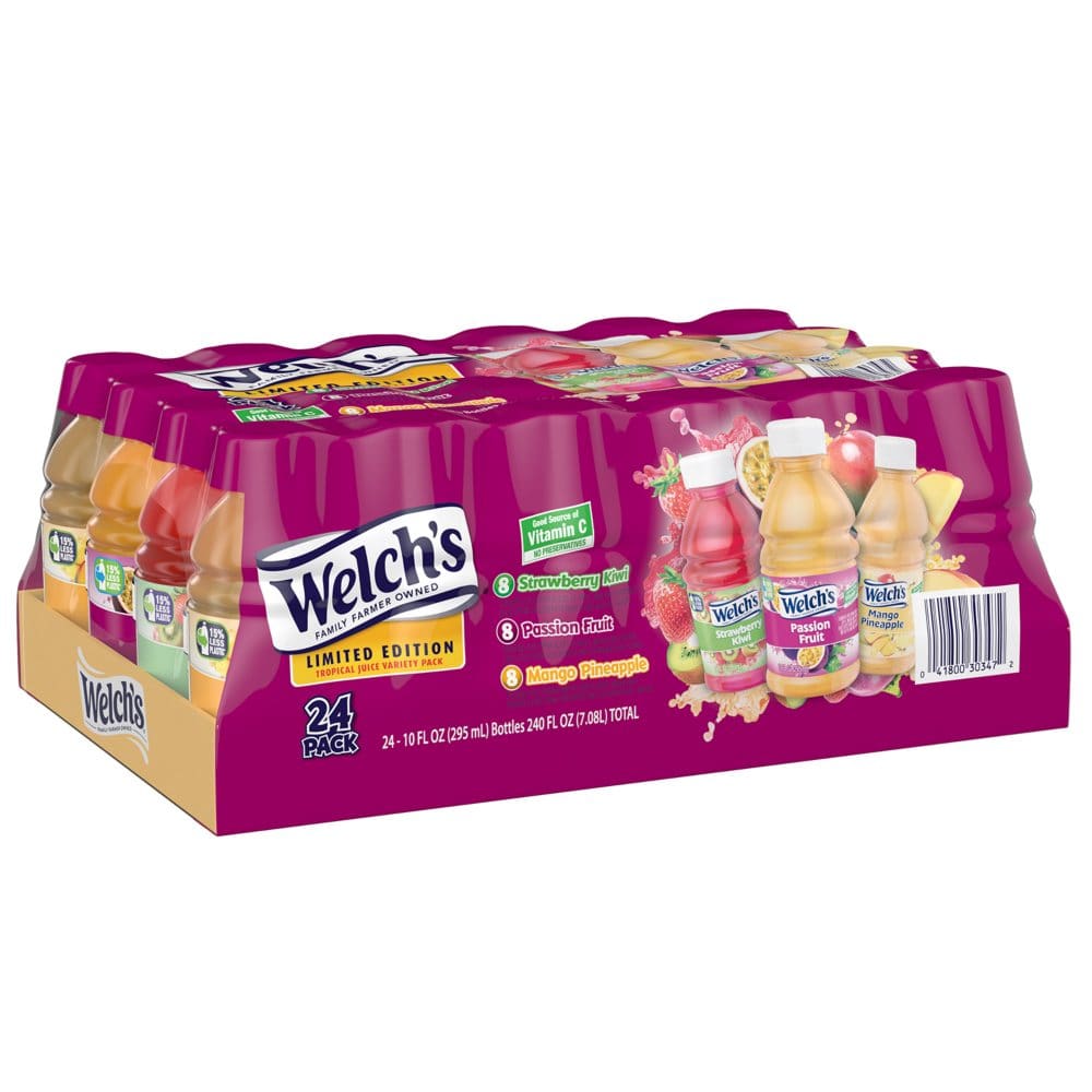 Welch’s Tropical Drink Juice Variety Pack (10 fl. oz. 24 pk.) - Limited Time Beverages - ShelHealth