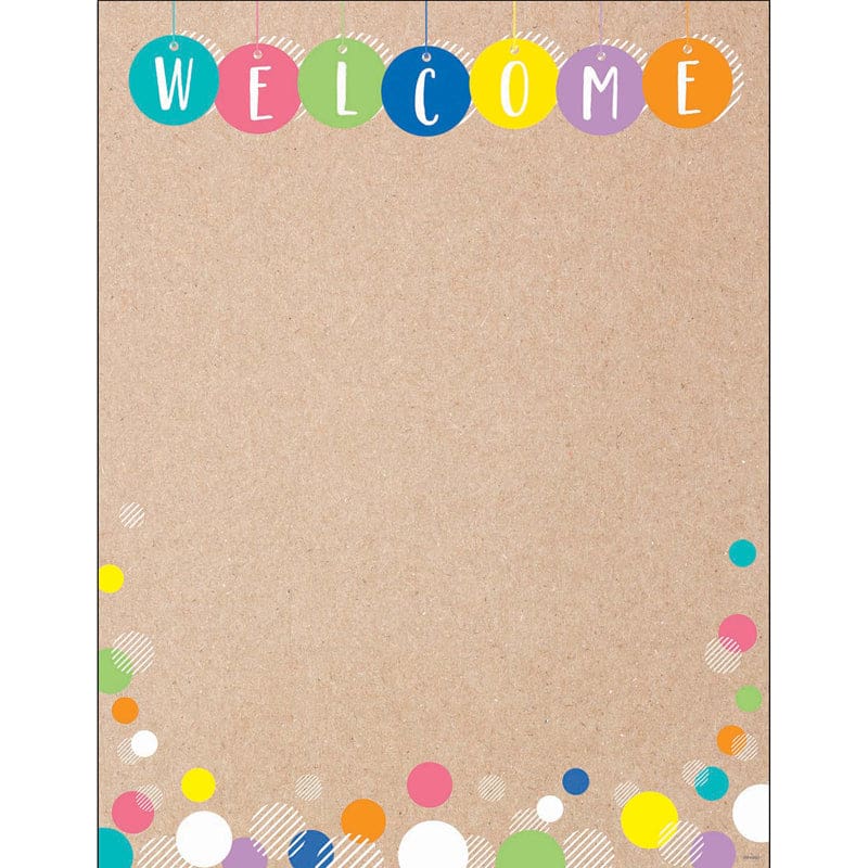 Welcome Chart (Pack of 12) - Classroom Theme - Creative Teaching Press
