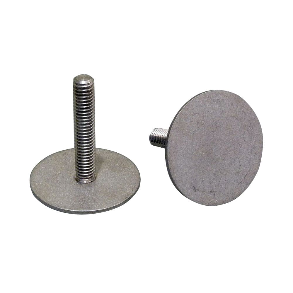 Weld Mount Stainless Steel Heavy Stud 2 Base 3/ 8 x 16 Thread 2 Tall - 25-Pack - Boat Outfitting | Tools - Weld Mount