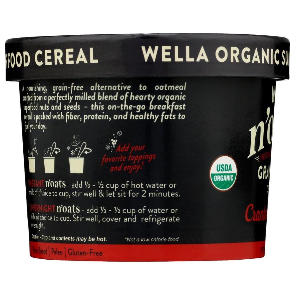 WELLA: N Oats Cranberry Pecan Cups 1.6 oz - Grocery > Breakfast > Breakfast Foods - WELLA