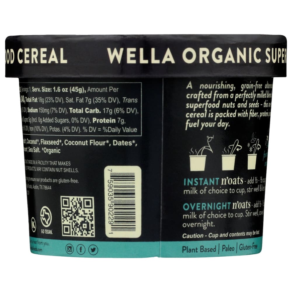 WELLA: N Oats Original Cups 1.6 oz - Grocery > Breakfast > Breakfast Foods - WELLA