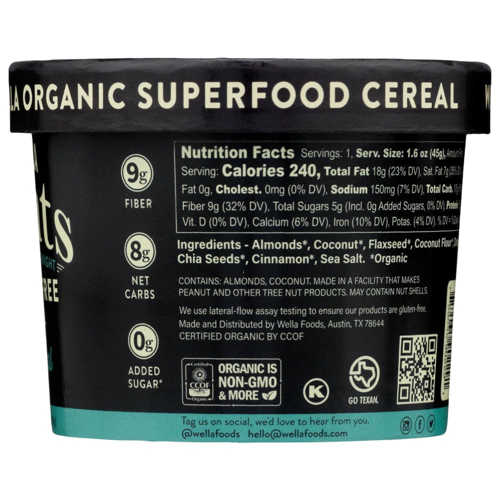 WELLA: N Oats Original Cups 1.6 oz - Grocery > Breakfast > Breakfast Foods - WELLA