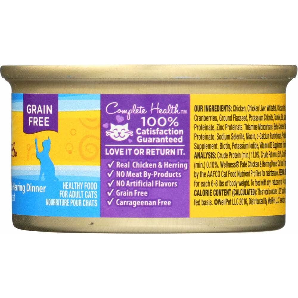 Wellness Wellness Adult Chicken and Herring Canned Cat Food, 3 oz