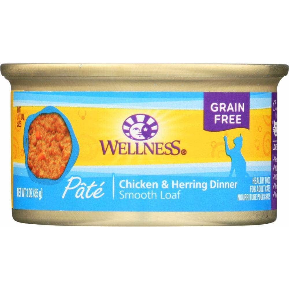 Wellness Wellness Adult Chicken and Herring Canned Cat Food, 3 oz