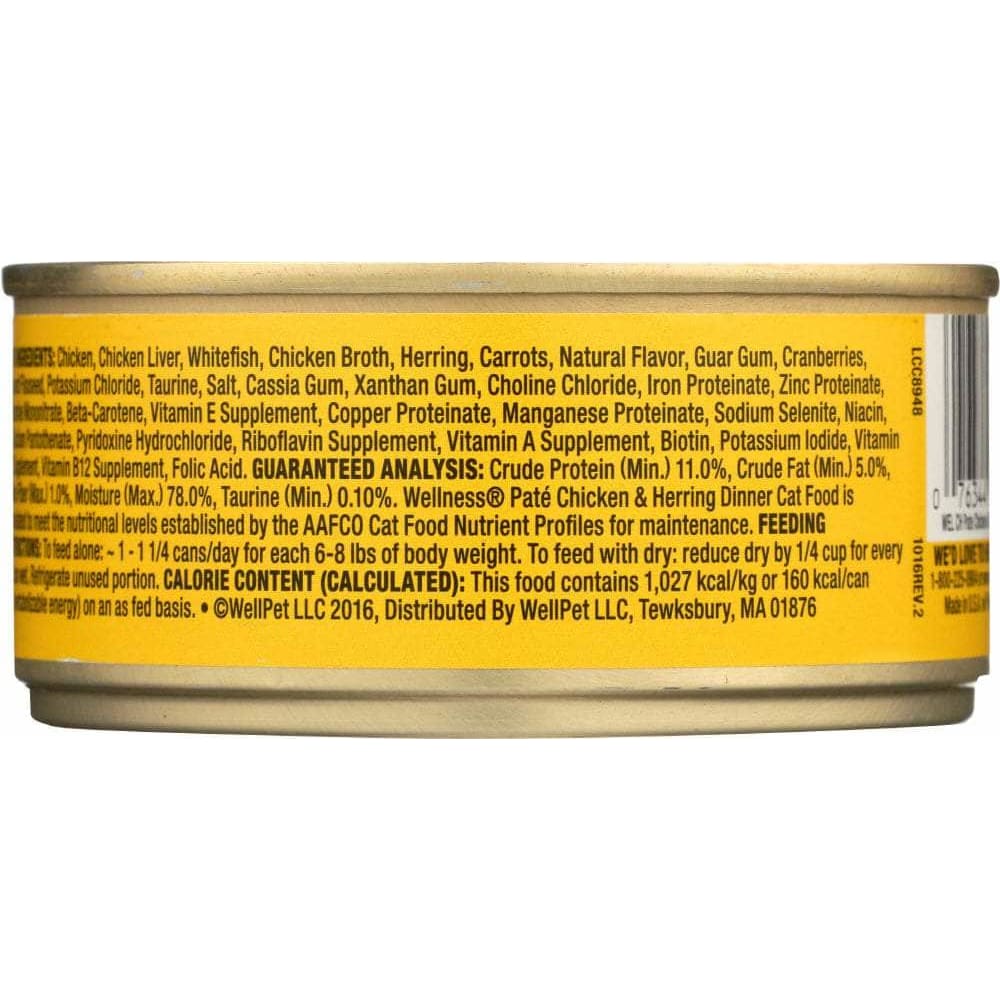 Wellness Wellness Adult Chicken and Herring Canned Cat Food, 5.5 oz