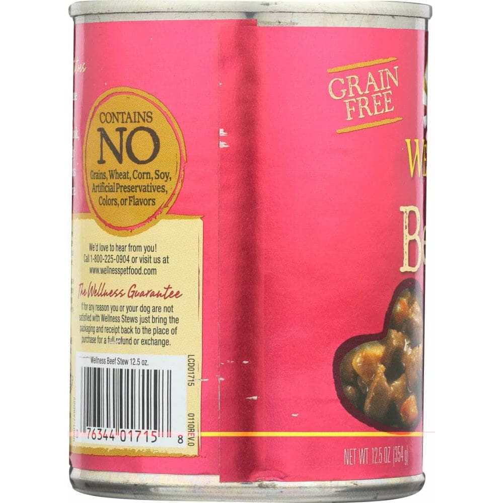 Wellness Wellness Beef Stew with Carrots & Potatoes Canned Dog Food, 12.5 oz
