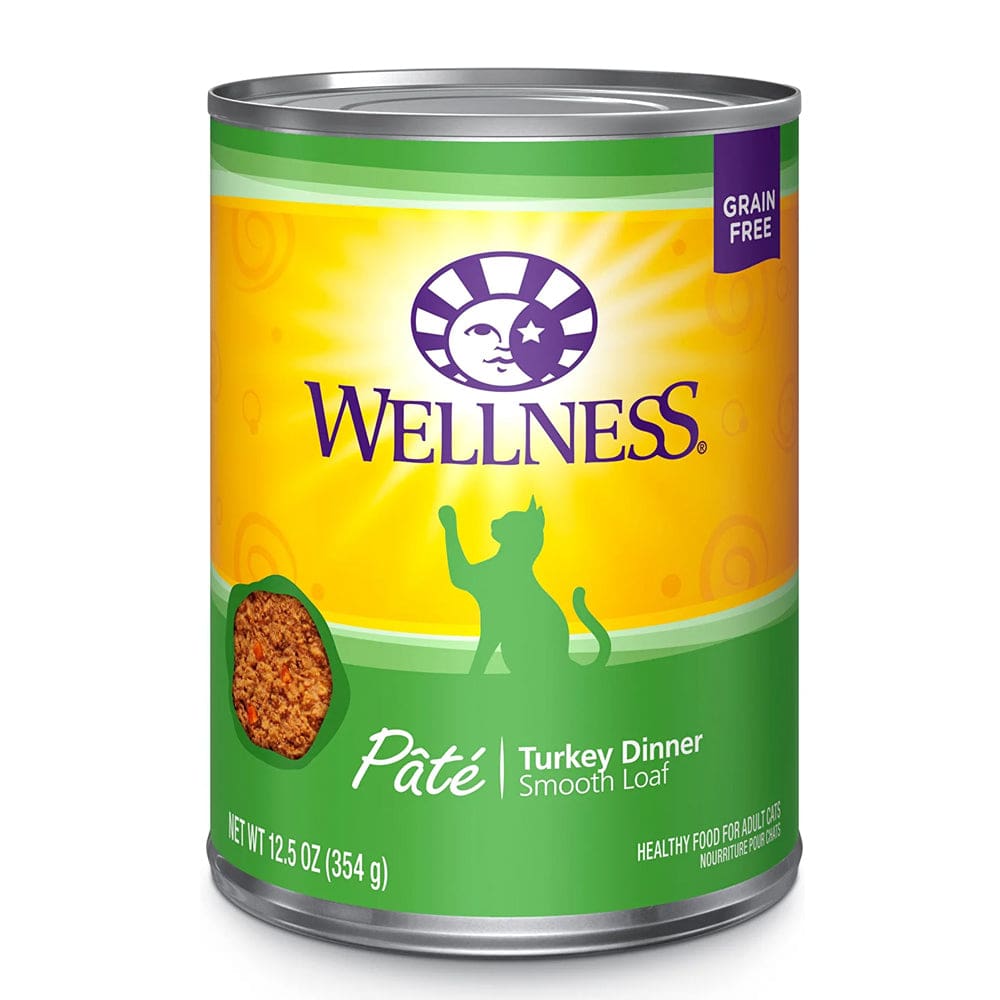 WELLNESS: Cat Food Canned Turkey 12.5 oz (Pack of 4) - Pet > Cat > Cat Food - WELLNESS