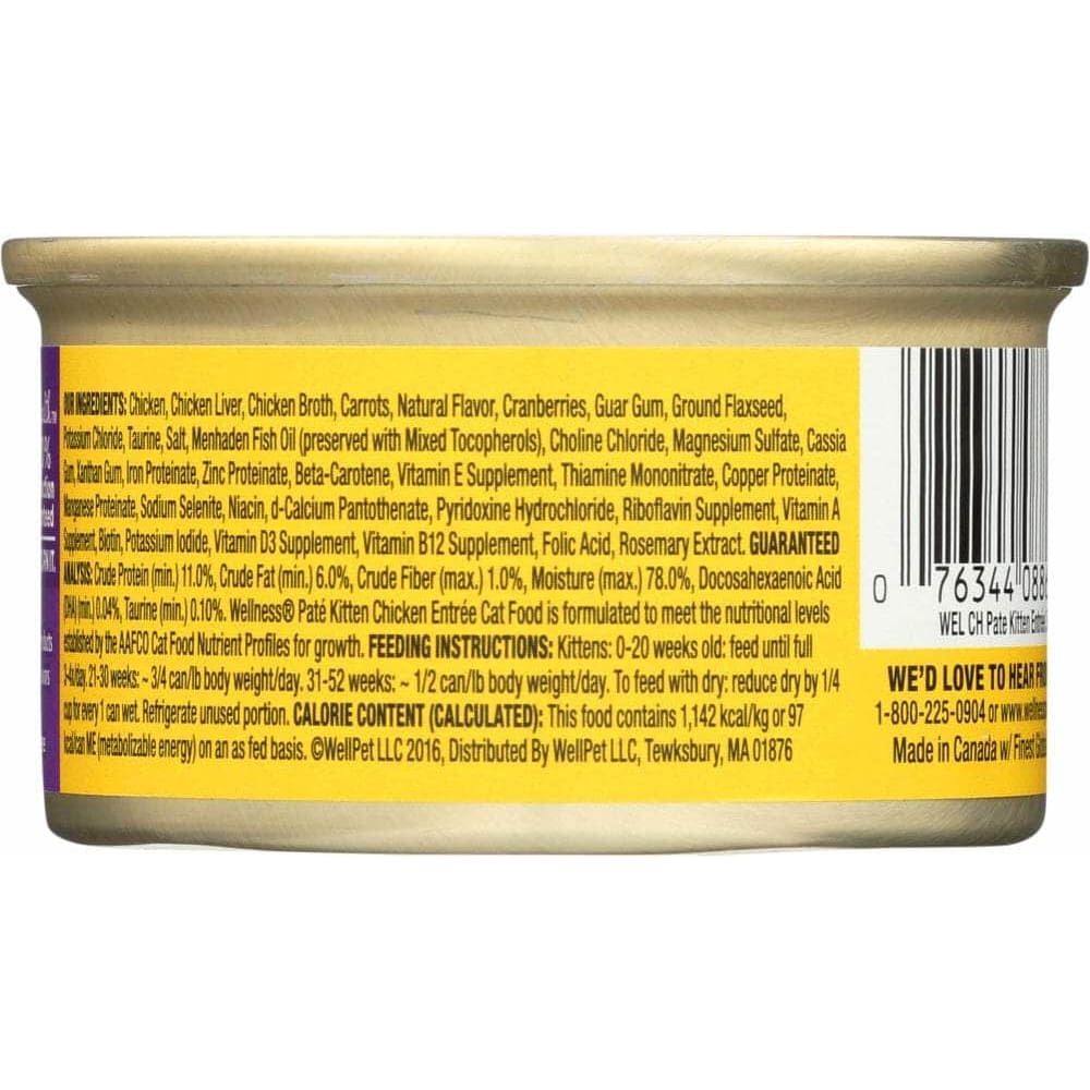 Wellness Wellness Chicken Canned Kitten Food, 3 oz