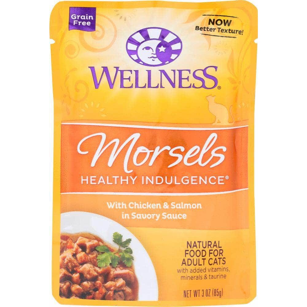 Wellness Wellness Morsels Healthy Indulgence Chicken and Salmon Cat Food, 3 oz