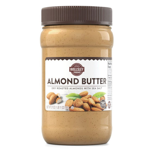 Wellsley Farms Almond Butter with Sea Salt 27 oz. - Wellsley Farms