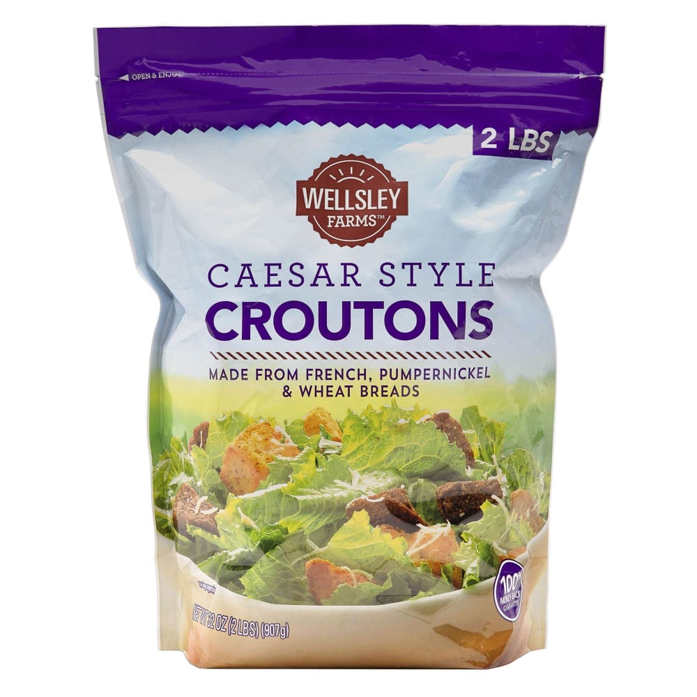 Wellsley Farms Caesar-Style Croutons 2 lbs. - Wellsley Farms