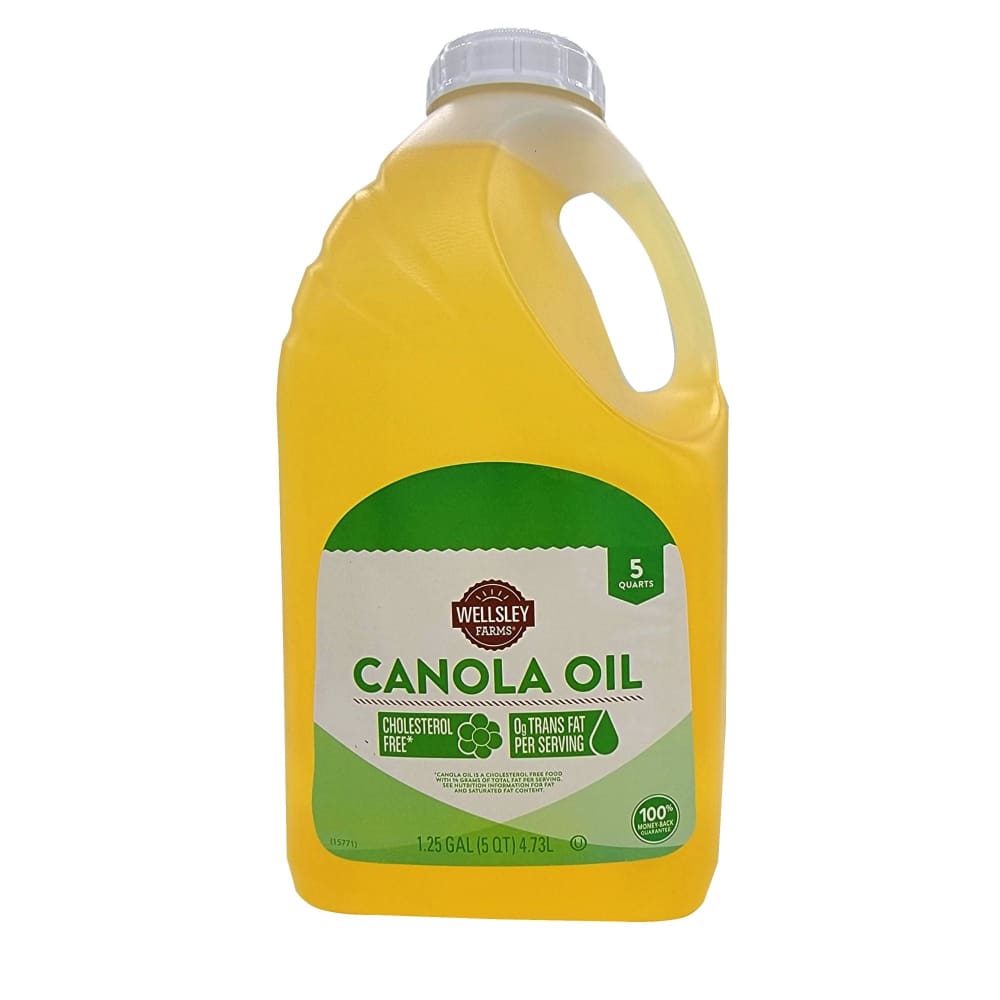 Wellsley Farms Wellsley Farms Canola Oil 5 qt. - Home/Grocery Household & Pet/Canned & Packaged Food/Sauces Condiments & Dressings/Oil &