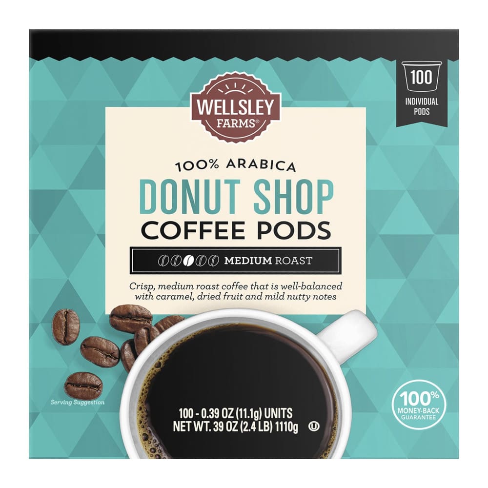Wellsley Farms Donut Shop Coffee Pods 100 ct. - Wellsley