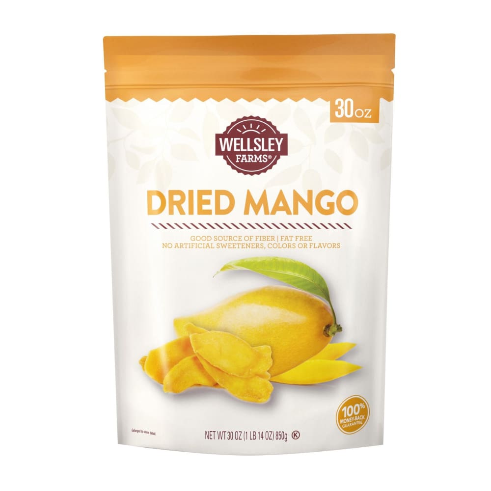 Wellsley Farms Dried Mango 30 oz. - Wellsley Farms