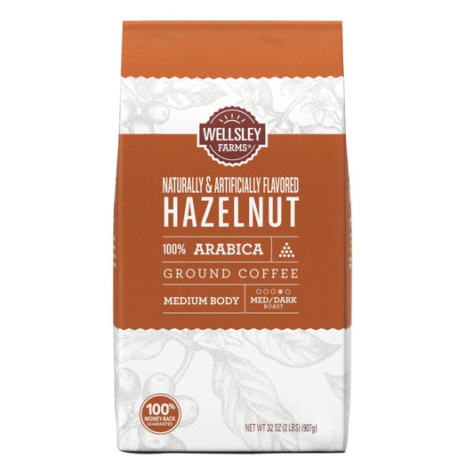 Wellsley Farms Hazelnut Ground Coffee 32 oz. - Wellsley Farms