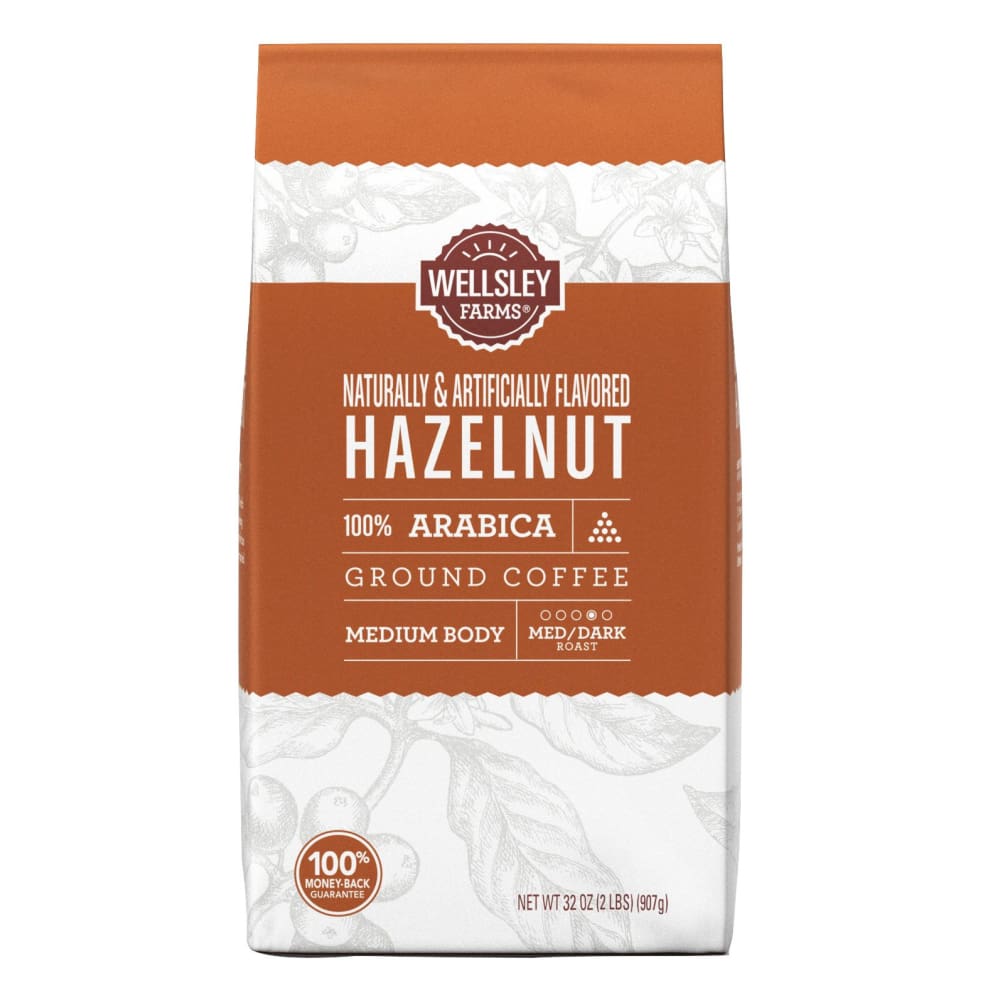 Wellsley Farms Hazelnut Ground Coffee 32 oz. - Wellsley Farms