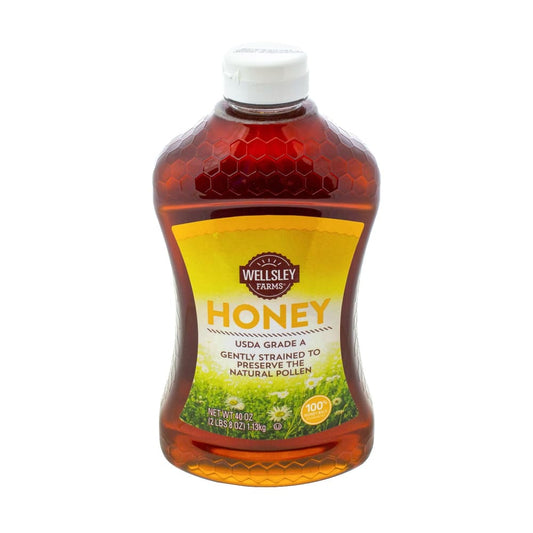 Wellsley Farms Honey 40 oz. - Home/Grocery Household & Pet/Canned & Packaged Food/Breakfast Food/Syrup & Honey/ - Unbranded
