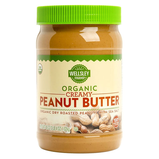 Wellsley Farms Organic Creamy Peanut Butter 36 oz. - Wellsley Farms