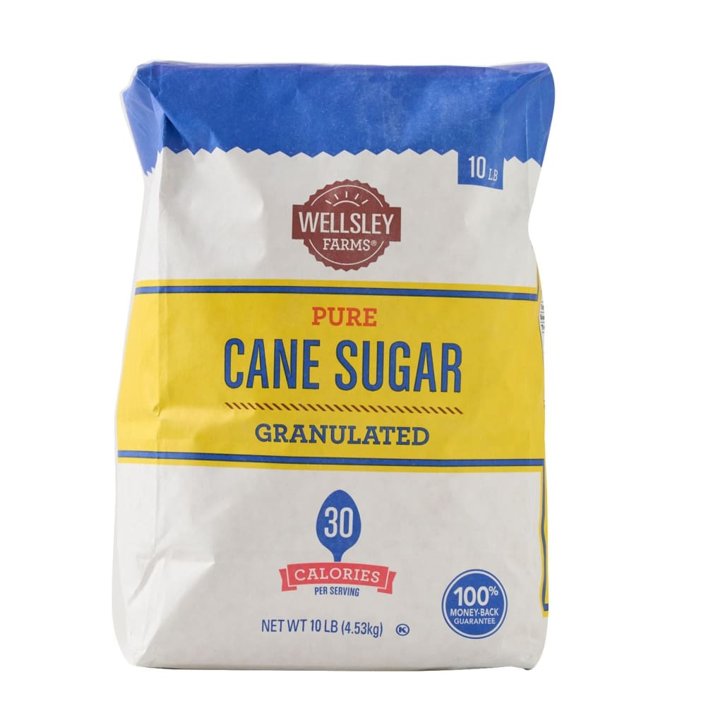 Wellsley Farms Premium Pure Cane Granulated Sugar 10 IB - Wellsley Farms