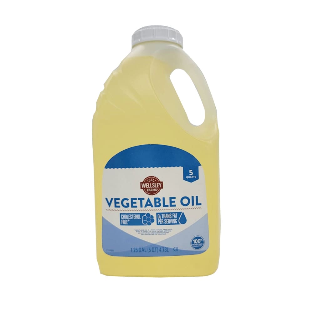 Wellsley Farms Vegetable Oil 1.25 gal. - Home/Grocery Household & Pet/Canned & Packaged Food/Sauces Condiments & Dressings/Oil & Vinegar/ -