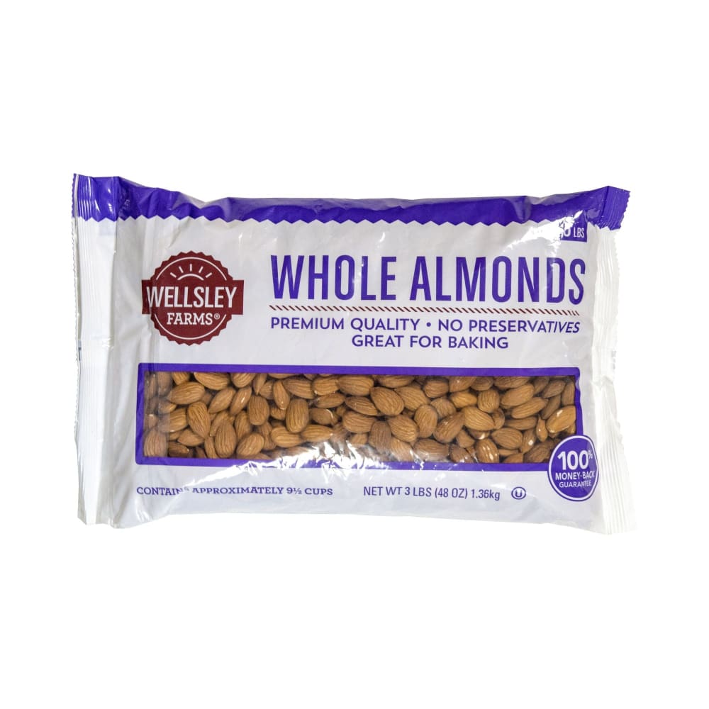 Wellsley Farms Whole Almonds 48 oz. - Wellsley Farms