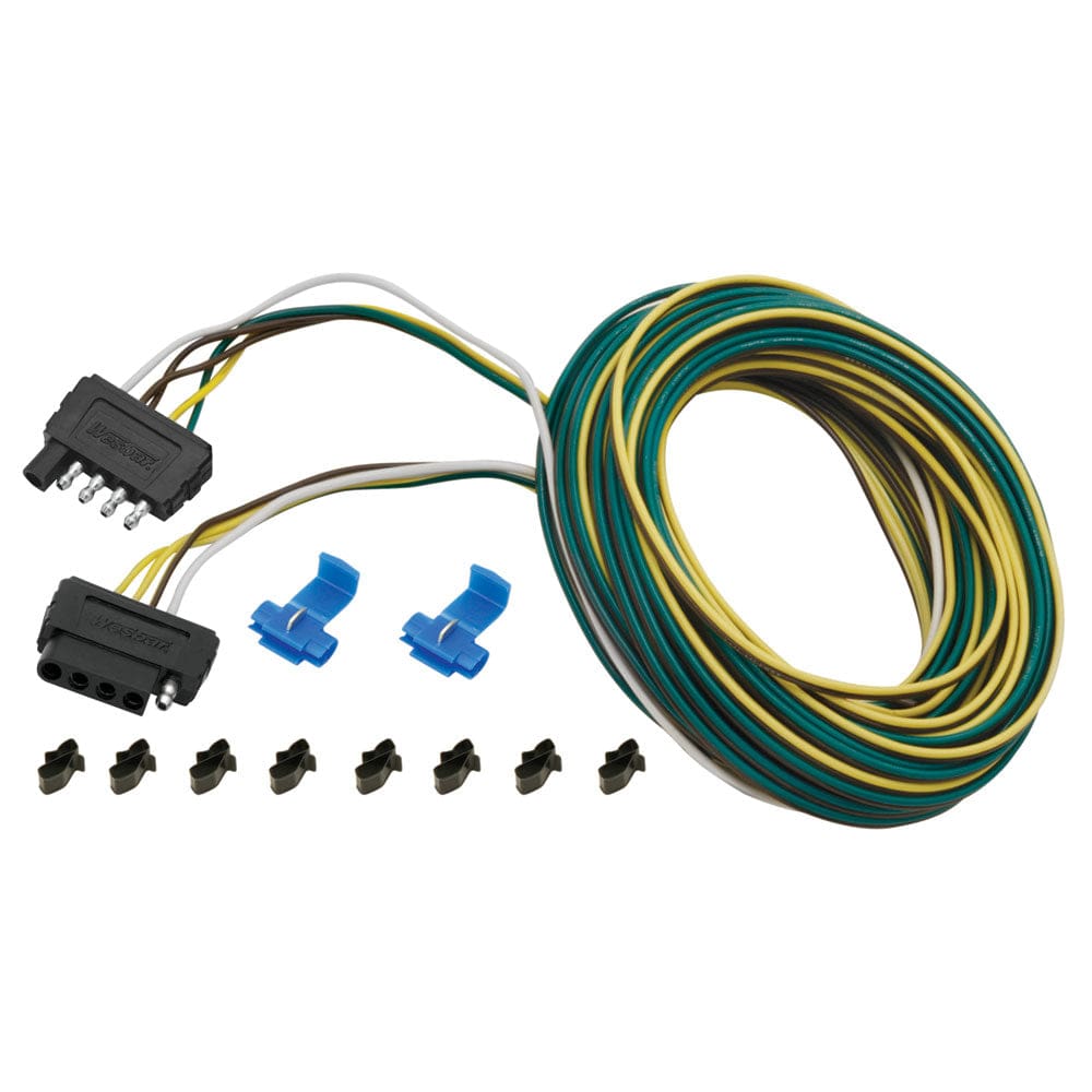 Wesbar 25 ft. 5-Wire Wishbone Flat Wiring Harness Kit - Trailering | Lights & Wiring - Wesbar