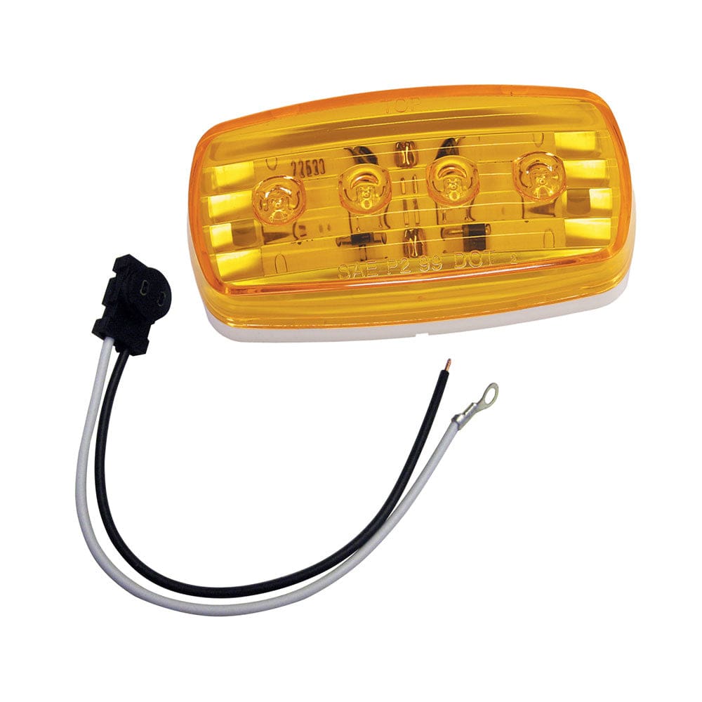 Wesbar LED Clearance/ Side Marker Light - Amber #58 w/ Pigtail - Trailering | Lights & Wiring - Wesbar