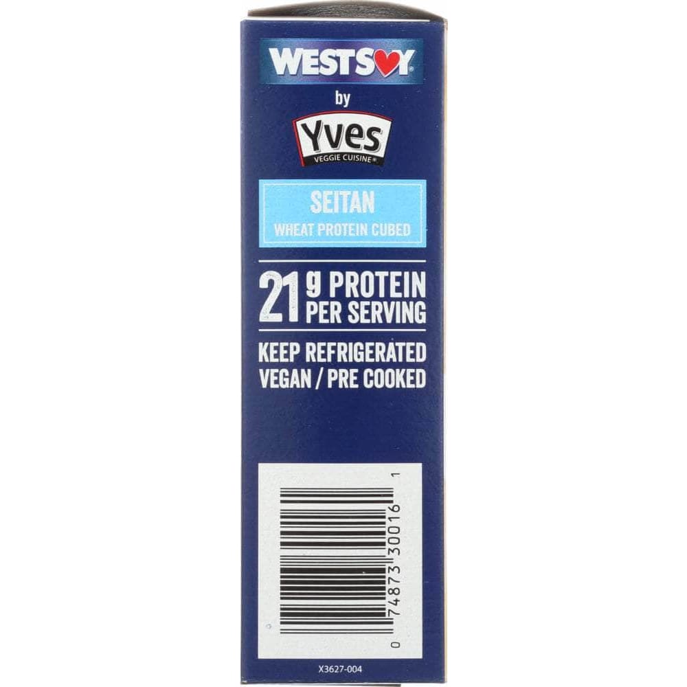 Westsoy Westsoy Seitan Cubed Wheat Protein, 8 oz