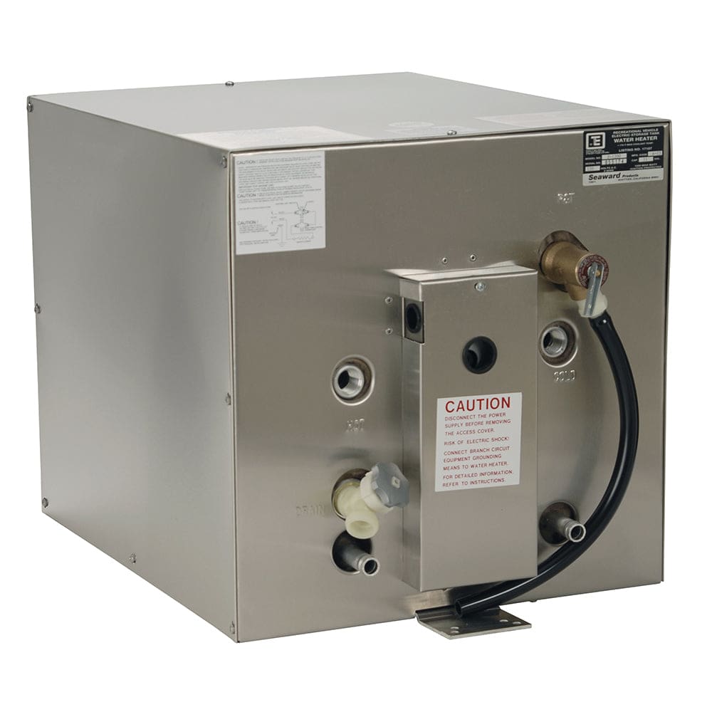 Whale Seaward 11 Gallon Hot Water Heater w/ Front Heat Exchanger - Stainless Steel - 240V - 1500W - Marine Plumbing & Ventilation | Hot