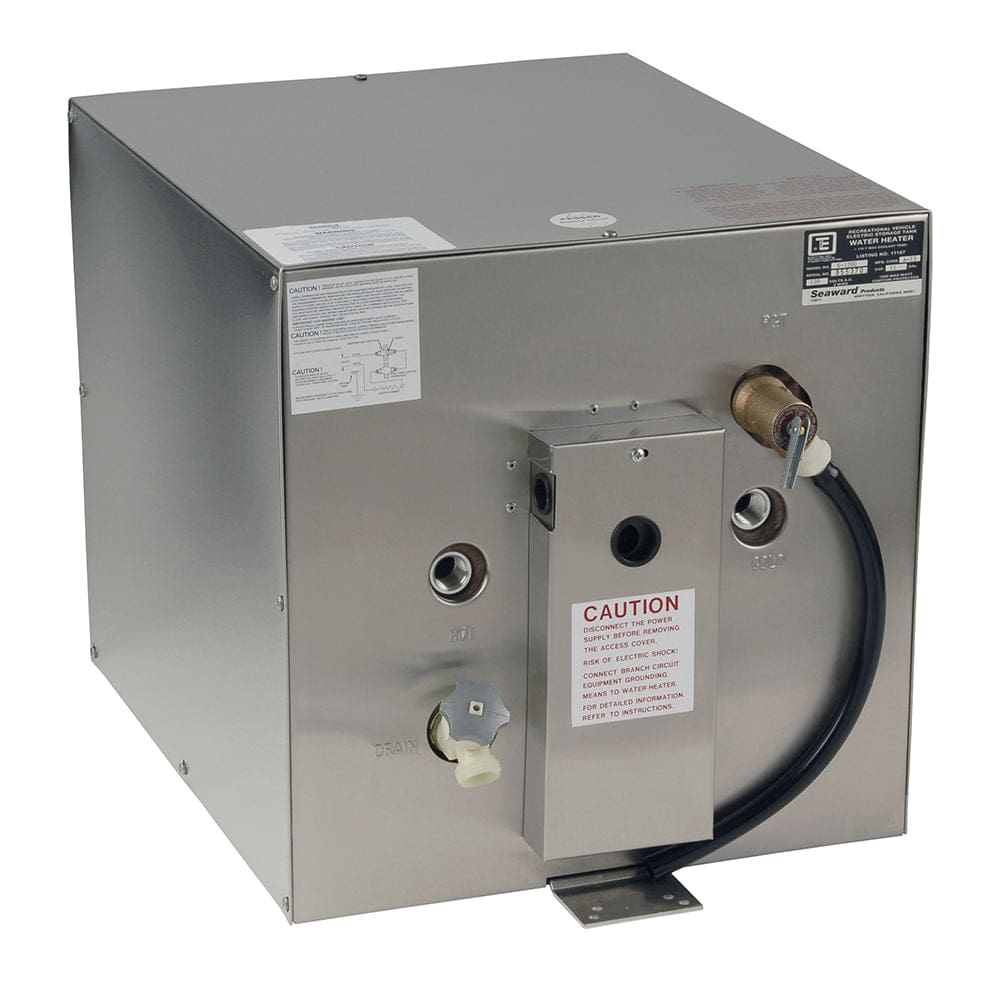 Whale Seaward 11 Gallon Hot Water Heater w/ Rear Heat Exchanger - Stainless Steel - 240V - 1500W - Marine Plumbing & Ventilation | Hot Water