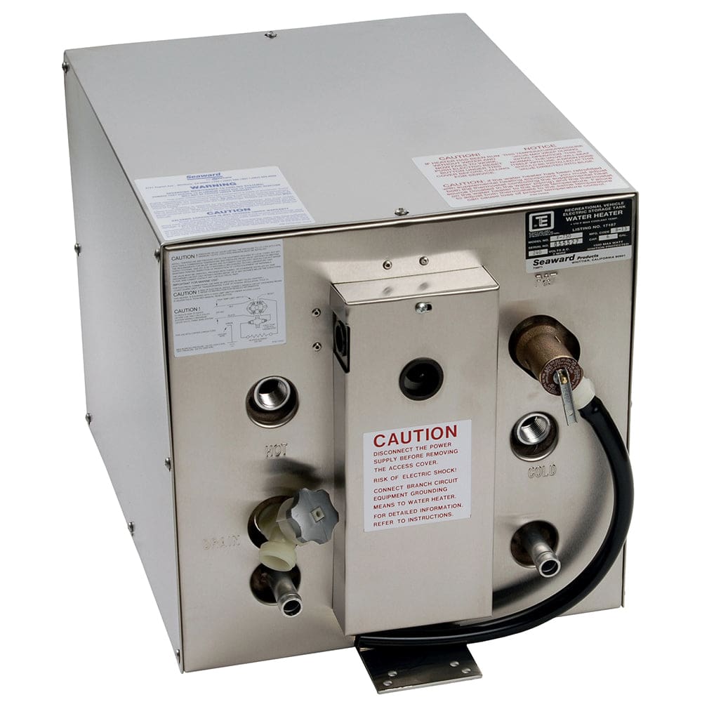 Whale Seaward 6 Gallon Hot Water Heater w/ Front Heat Exchanger - Stainless Steel - 240V - 1500W - Marine Plumbing & Ventilation | Hot Water