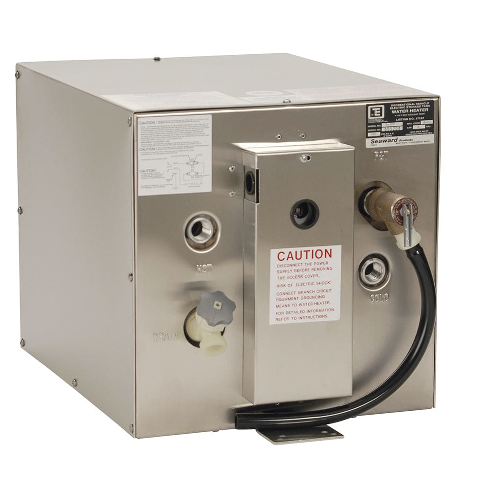 Whale Seaward 6 Gallon Hot Water Heater w/ Rear Heat Exchanger - Stainless Steel - 240V - 1500W - Marine Plumbing & Ventilation | Hot Water