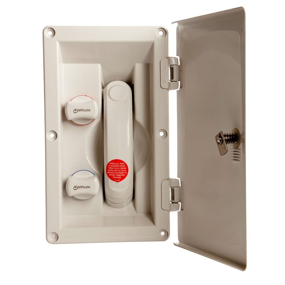 Whale Swim ’N’ Rinse Transom Shower Hot & Cold Mixer w/ Cover - Marine Plumbing & Ventilation | Accessories - Whale Marine