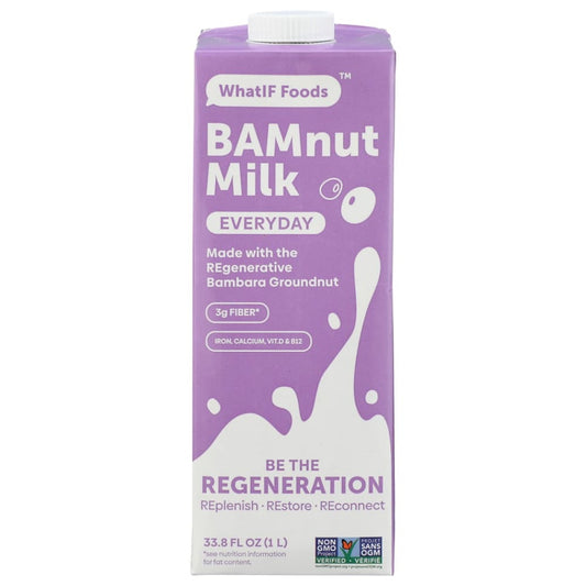 WHATIF FOODS: Everyday Bamnut Milk 33.8 fo (Pack of 4) - Grocery > Beverages > Milk & Milk Substitutes - WHATIF FOODS