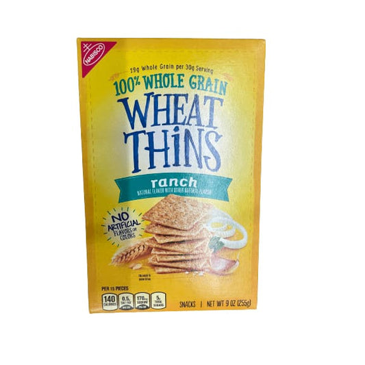 Wheat Thins Wheat Thins Crackers, Ranch Flavor, 1 Box (9 Oz.)
