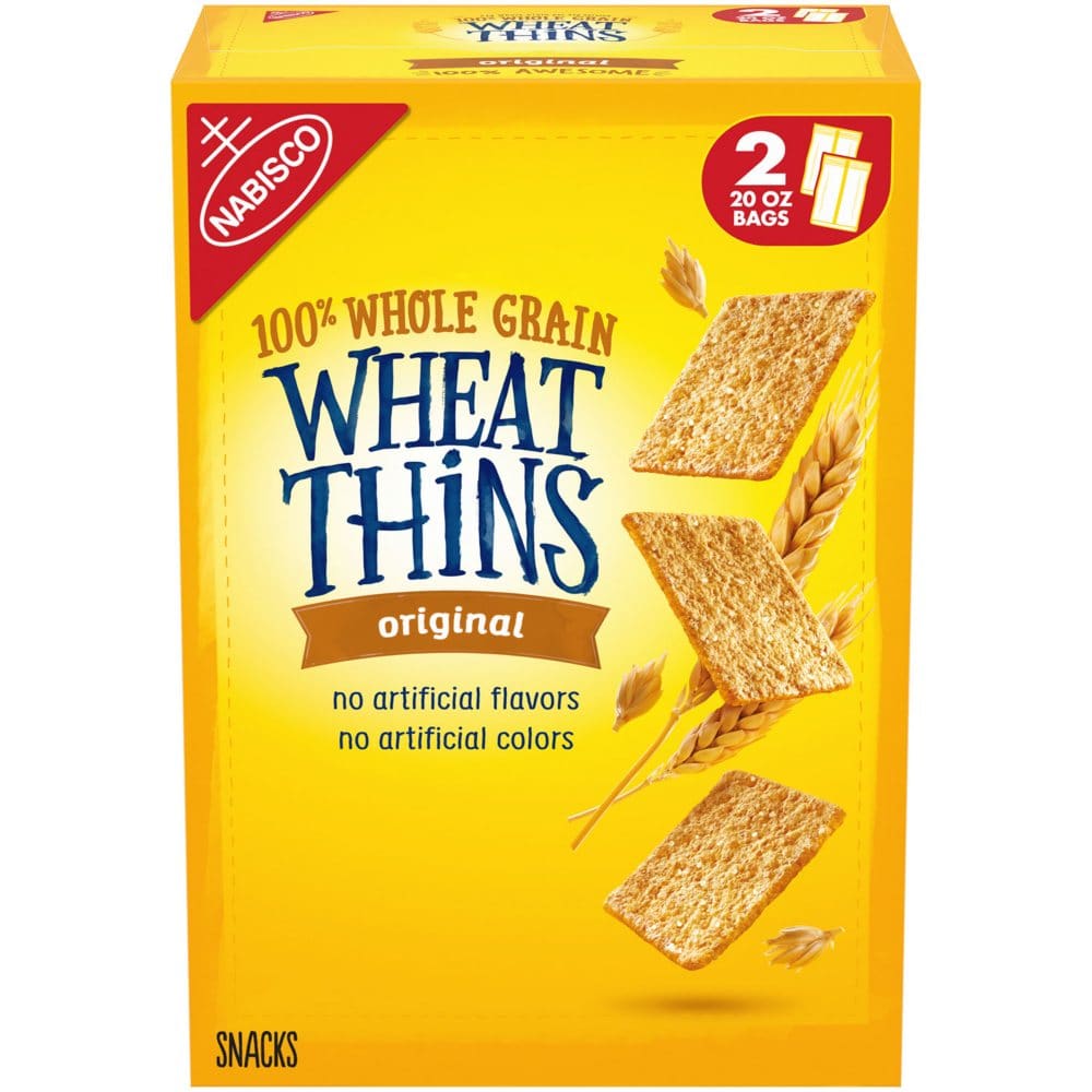 Wheat Thins Original Whole Grain Wheat Crackers (40 oz.) - Snacks Under $10 - Wheat
