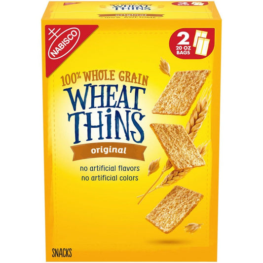 Wheat Thins Original Whole Grain Wheat Crackers (40 oz.) - Snacks Under $10 - Wheat