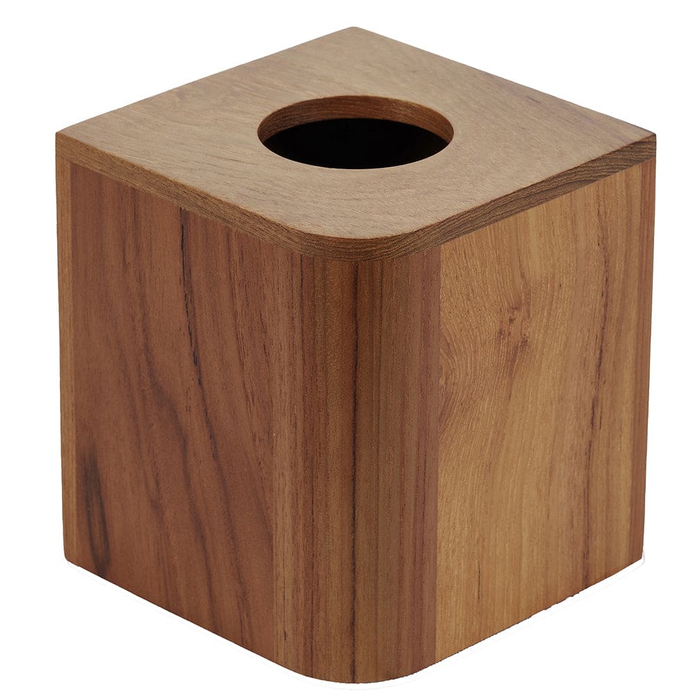 Whitecap EKA Collection Tissue Box - Teak - Marine Hardware | Teak,Boat Outfitting | Deck / Galley - Whitecap