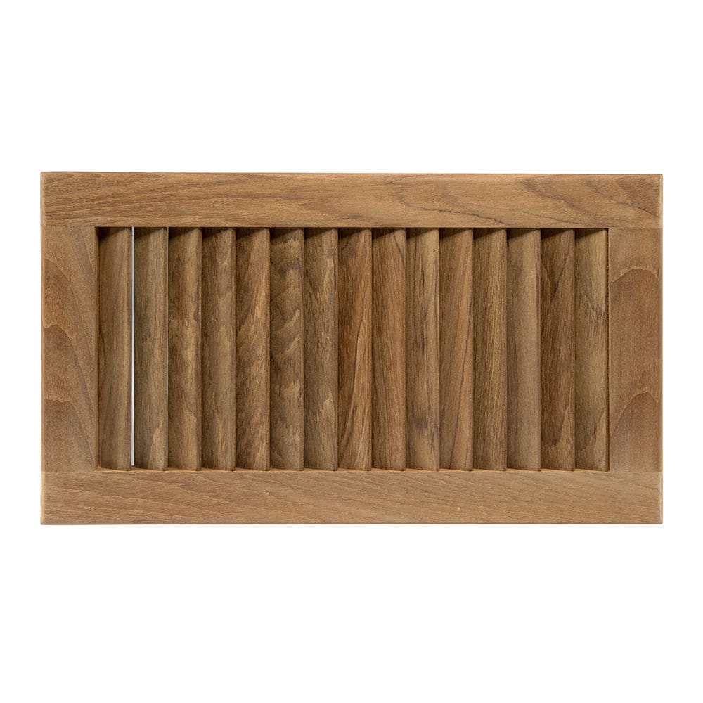 Whitecap Teak Louvered Insert - 16 x 9-1/ 8 x 3/ 4 - Marine Hardware | Teak - Whitecap