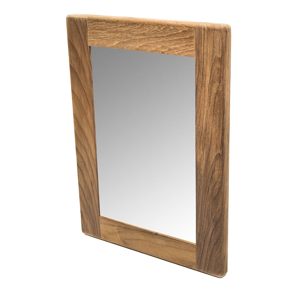 Whitecap Teak Rectangular Mirror - Marine Hardware | Teak,Boat Outfitting | Deck / Galley - Whitecap