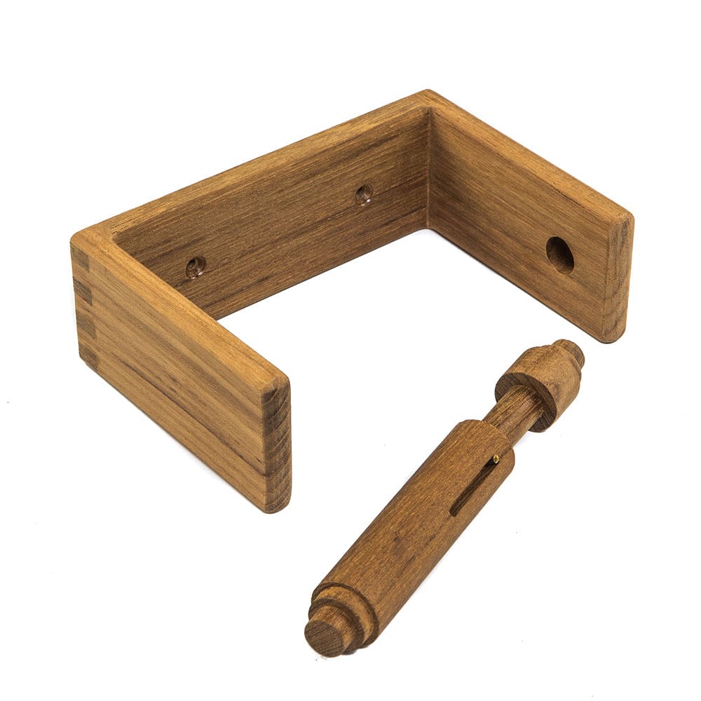 Whitecap Teak Toilet Tissue Rack - Marine Hardware | Teak,Boat Outfitting | Deck / Galley - Whitecap